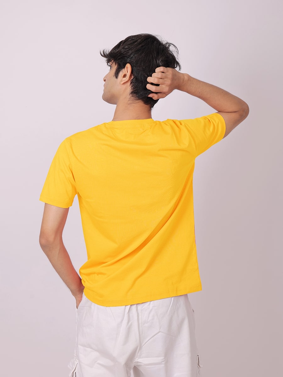 Crew Neck T-Shirt - Mustard