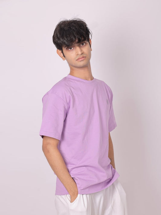 Crew Neck T-Shirt - Lavender