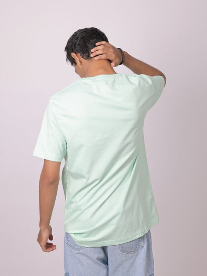 Crew Neck T-Shirt - Mint Green