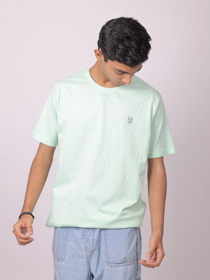 Crew Neck T-Shirt - Mint Green