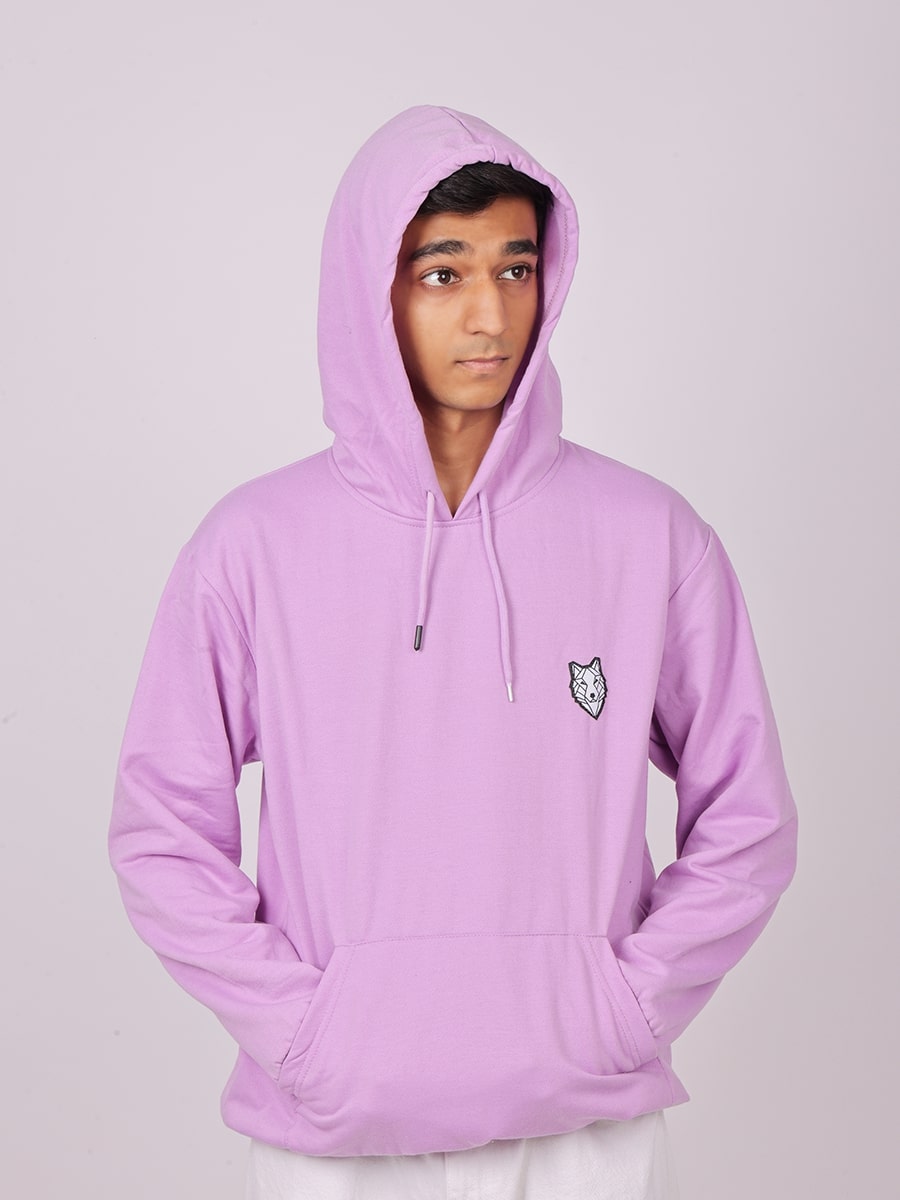 Super Comfy Cotton Blend Hoodie - Lavender