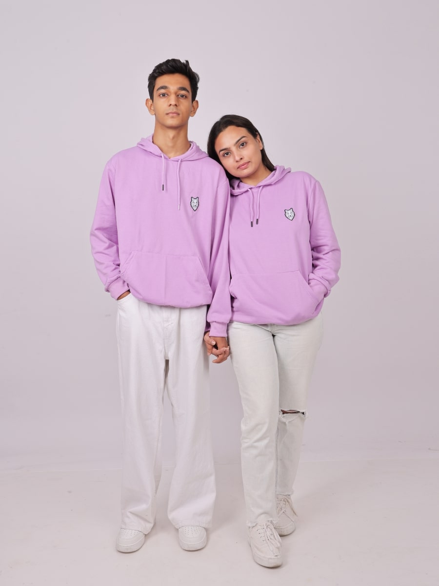 Super Comfy Cotton Blend Hoodie - Lavender