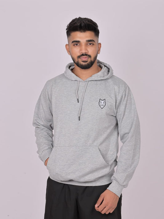 Super Comfy Cotton Blend Hoodie - Grey